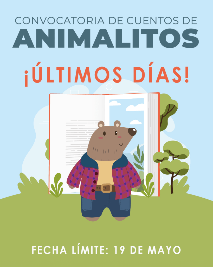 Convocatoria de cuentos de animalitos